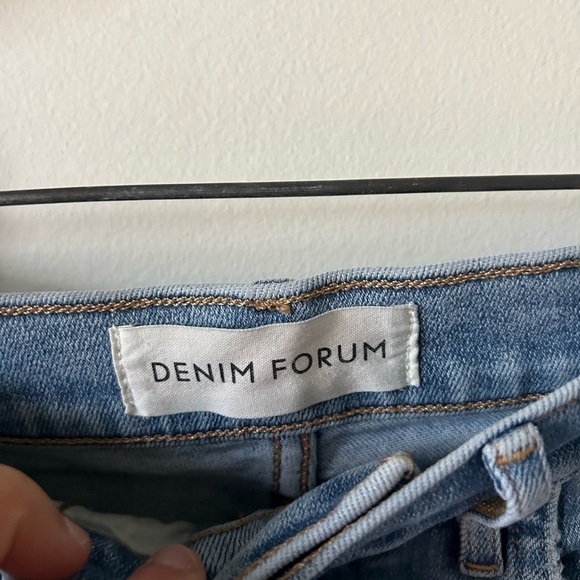 Denim Forum  The Lola High Rise Skinny Crop Jeans - Picture 3 of 4